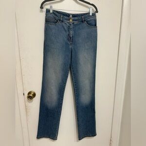 ST. John Sport by Marie gray Straight Leg Jean Sz 6